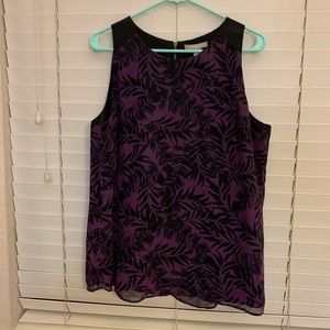 Purple tank from Banana Republic. XL